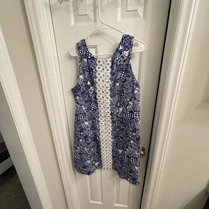EUC LILLY PULITZER FOR TARGET Navy/white dress